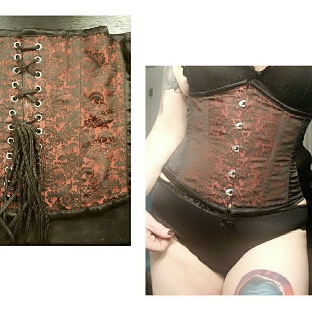 Steel bone underbust coset
